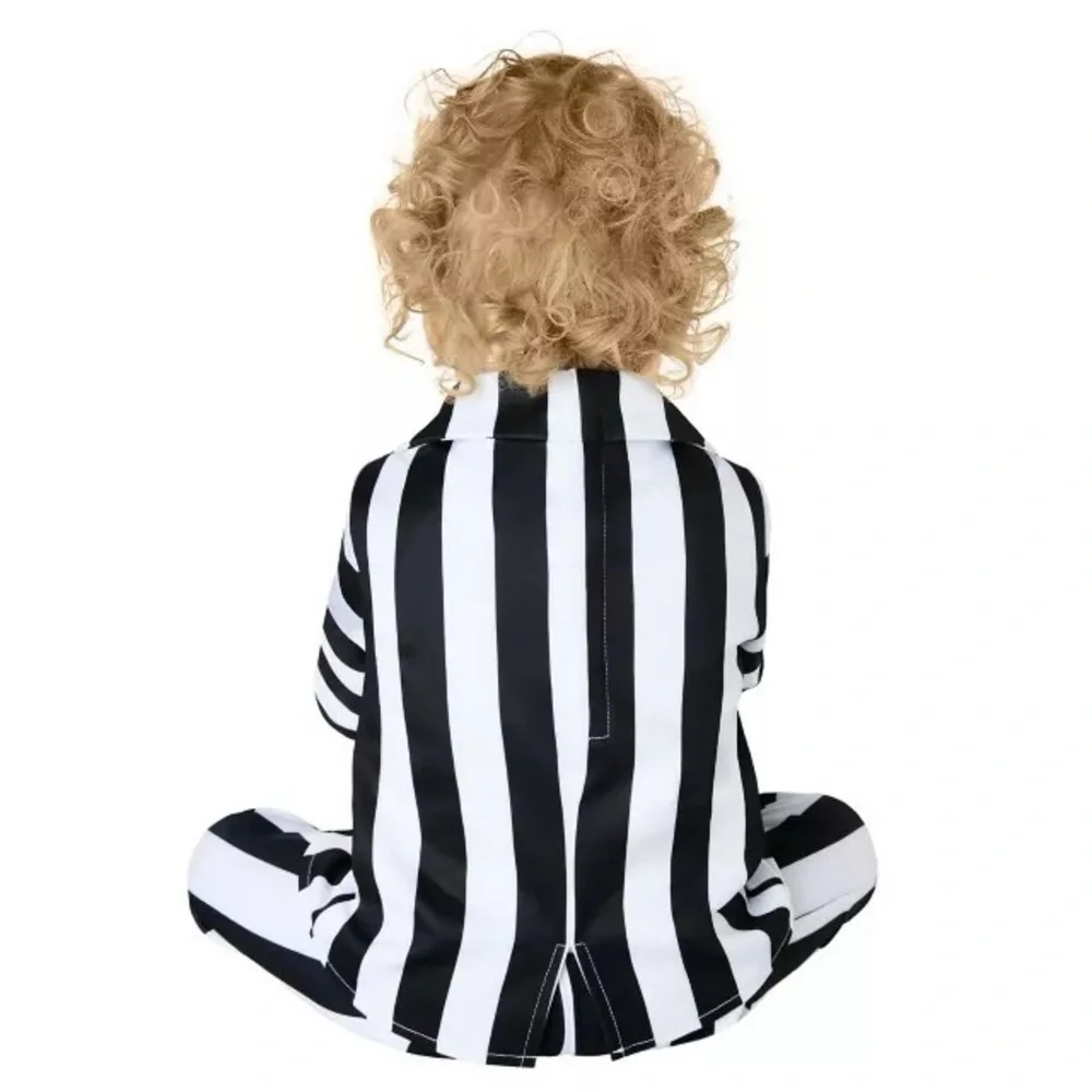 Beetlejuice Infant Striped Jumpsuit